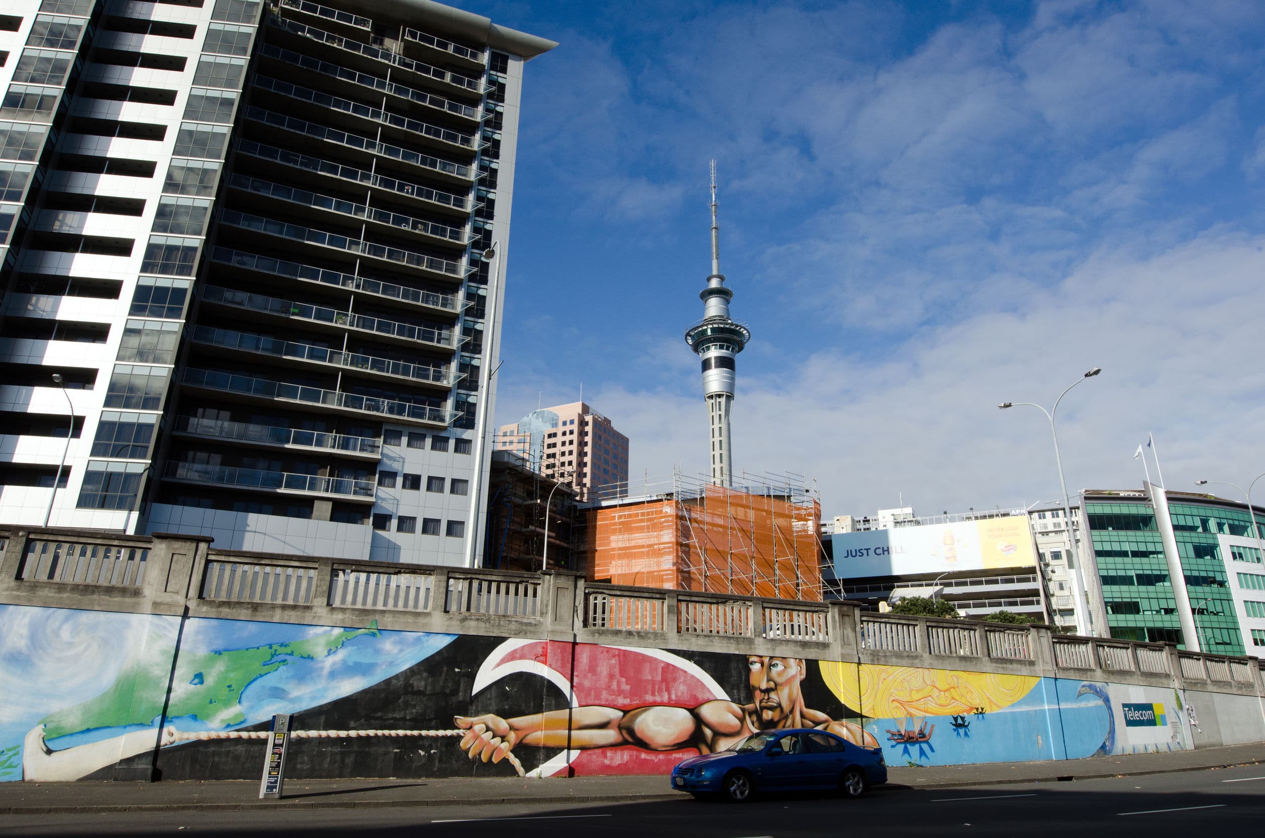 New apartment buildings in downtown Auckland, on 2 June 2013 (file)