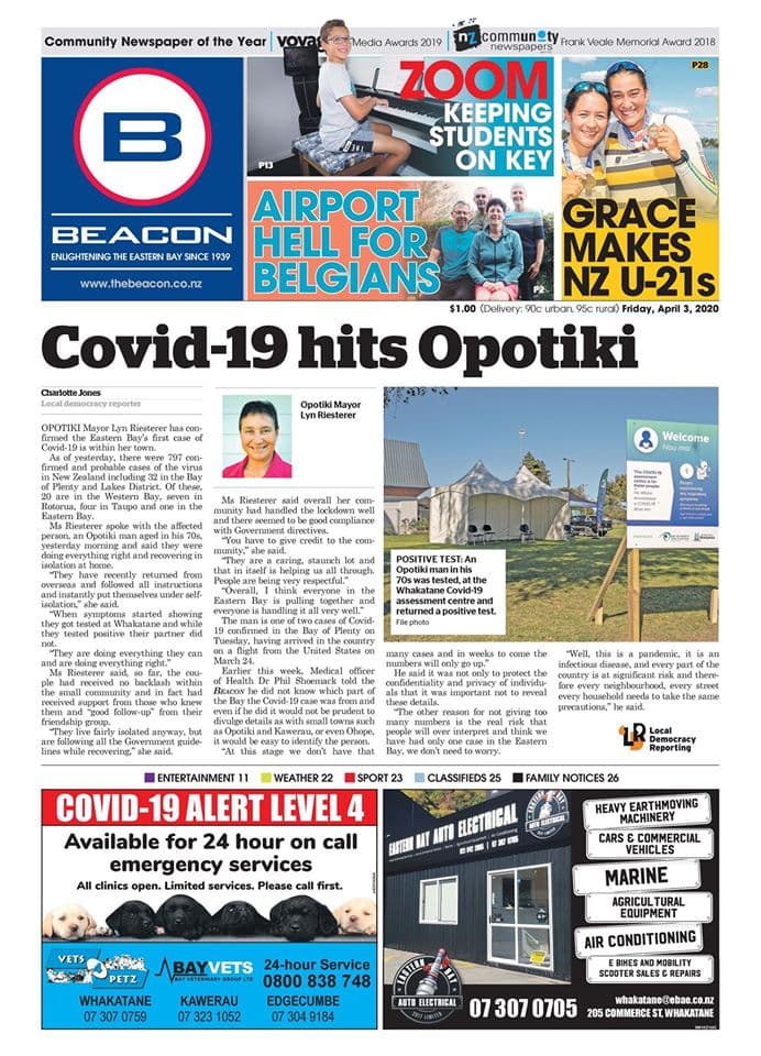 Friday's edition of the Beacon