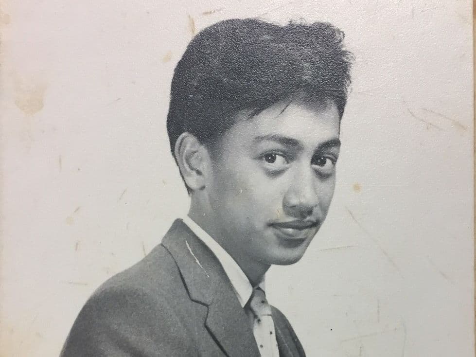 Witi Ihimaera aged 16.
