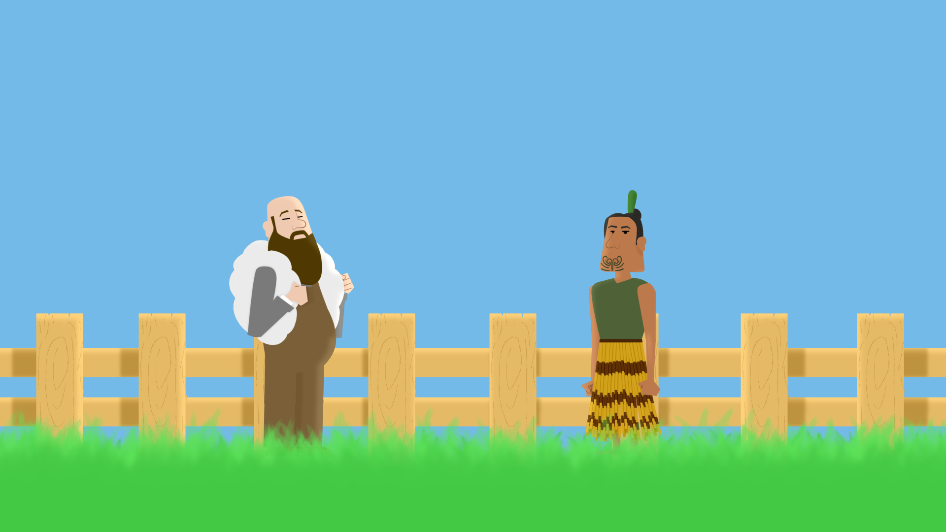 Most European immigrants to New Zealand came for the dream of land. Animation by Chris Maguren