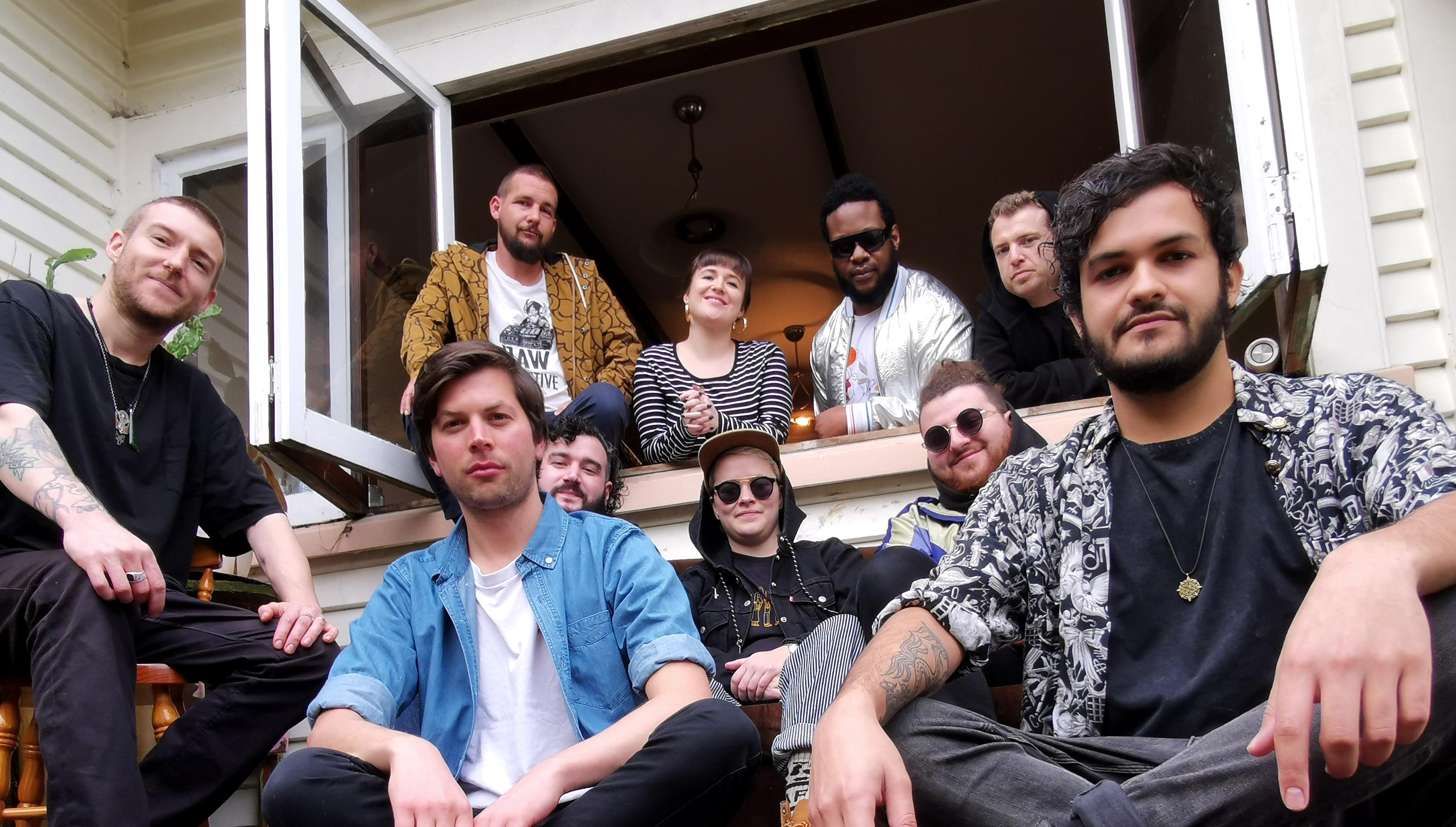 Wellington ten-piece band Raw Collective