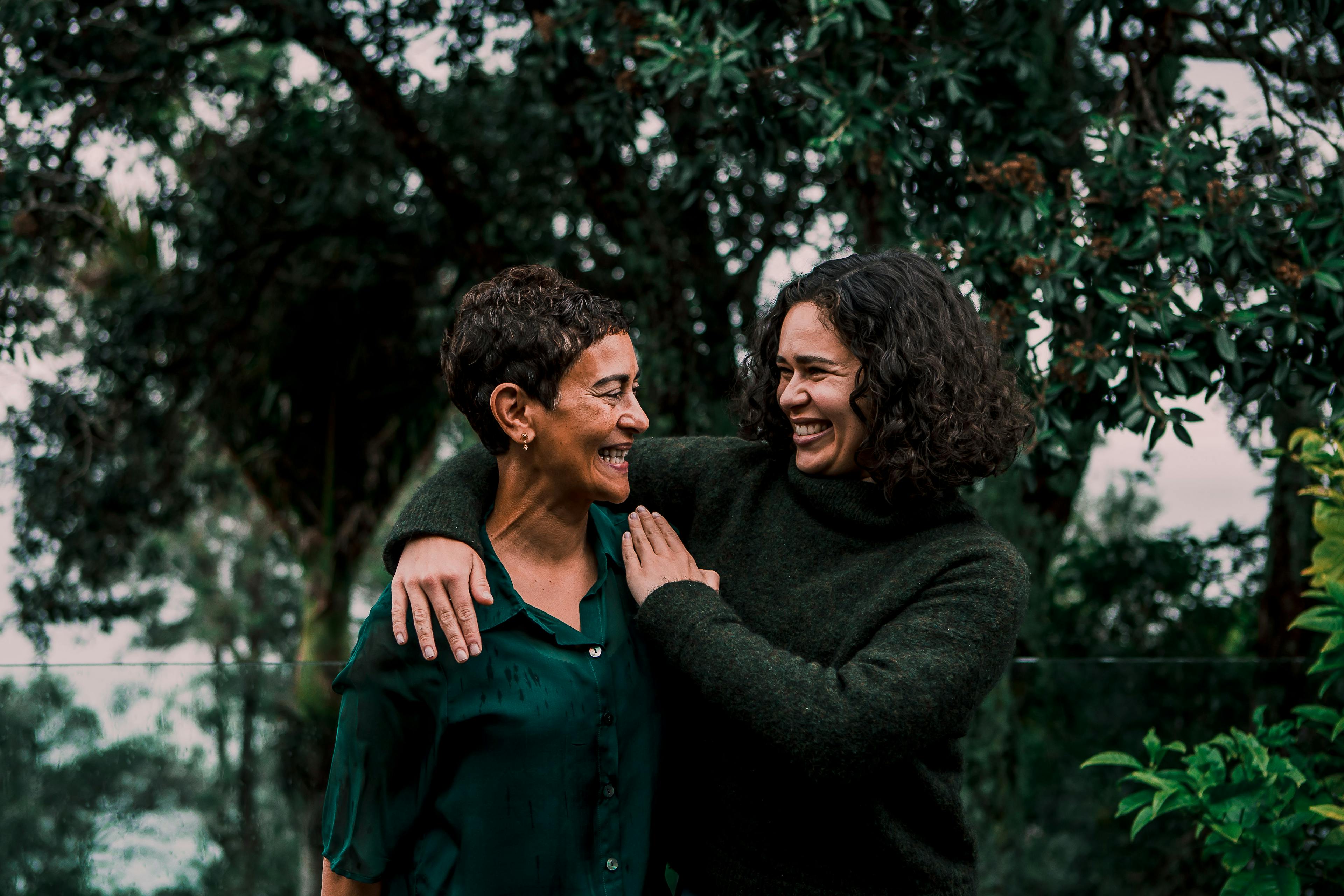 (L-R) Karenza de Silva and her daughter Saraid in Birkenhead, Auckland.