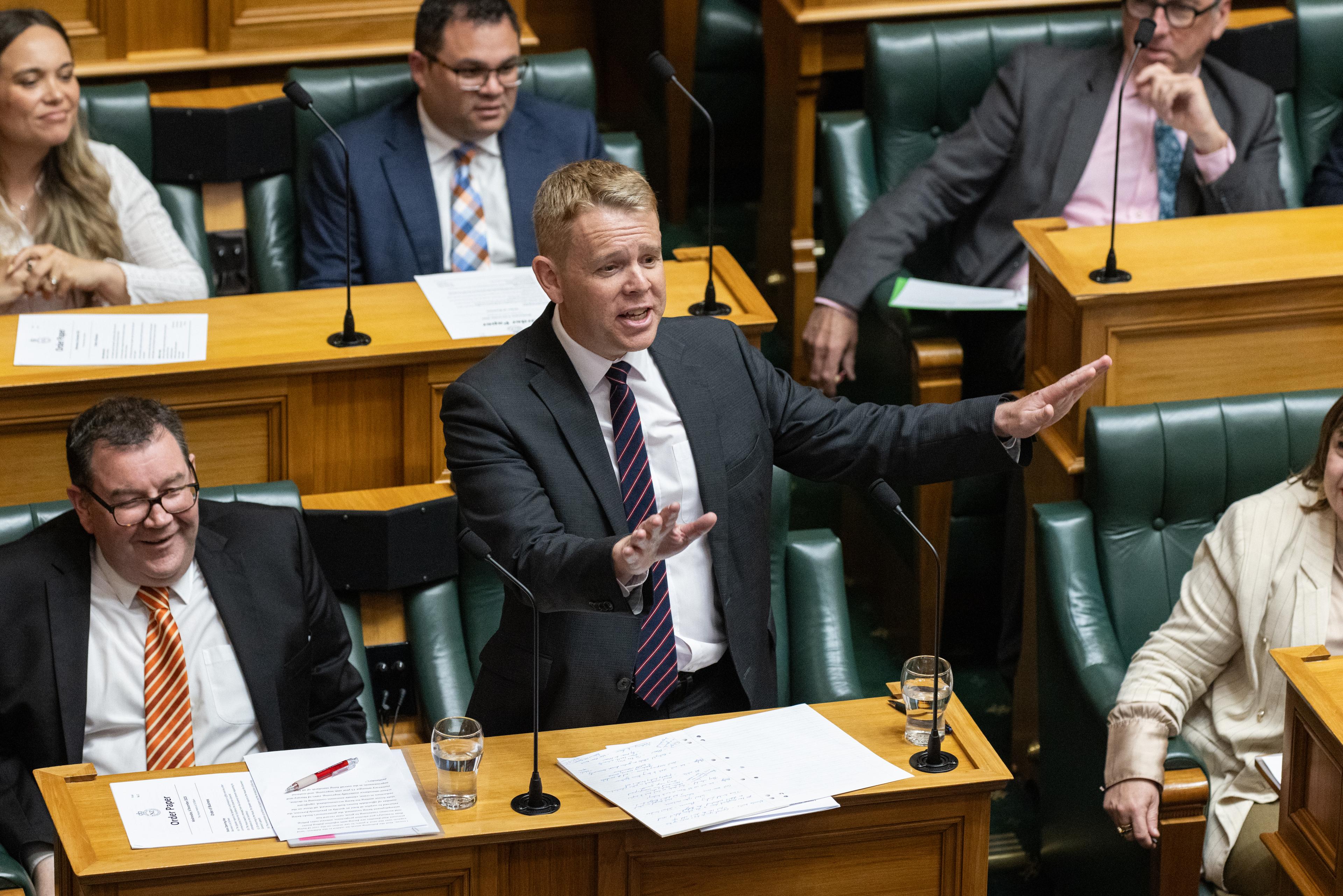 Chris Hipkins first debate as Leader of the Opposition.