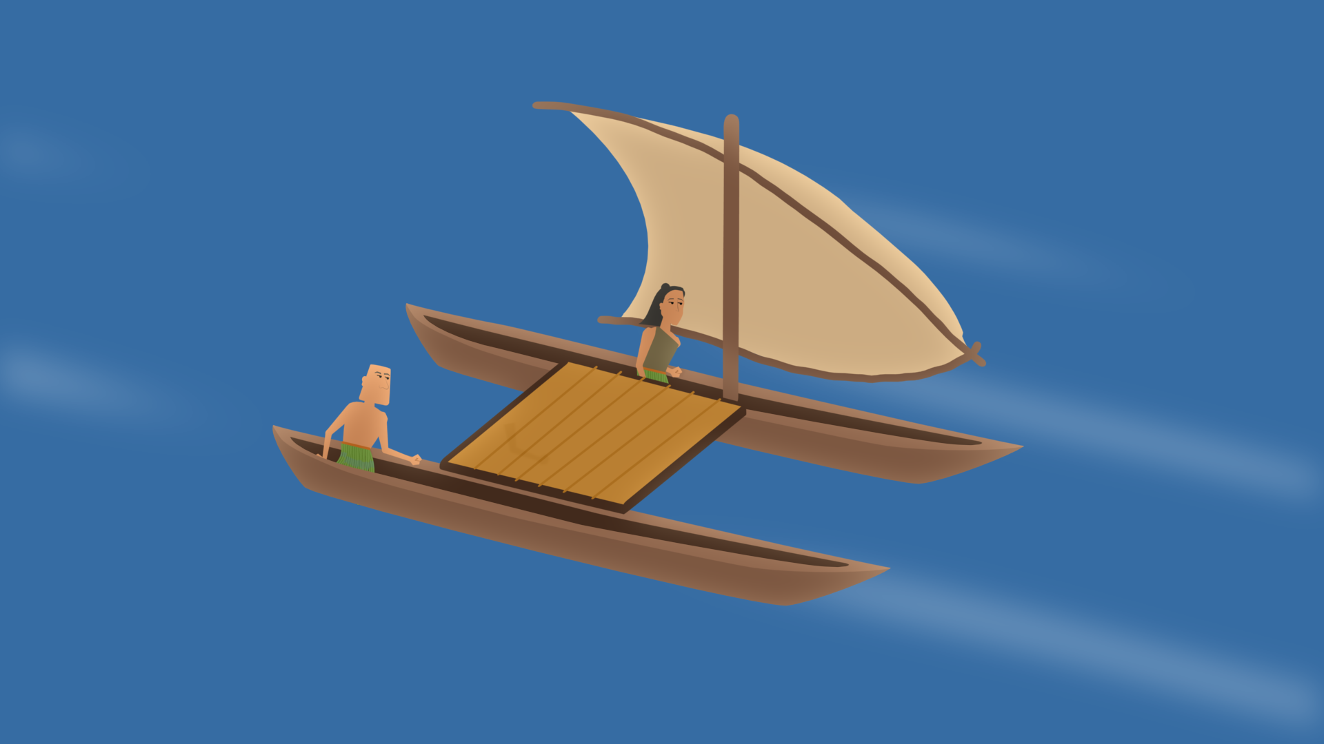 Innovations in ocean-going waka led Polynesians to Aotearoa