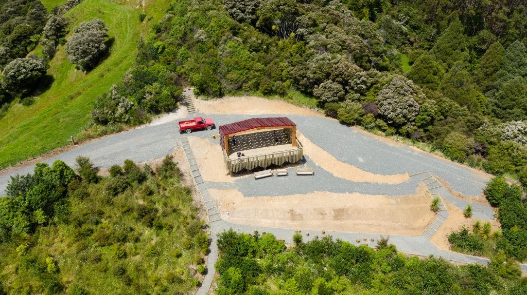 The viewing platform at Cue Haven