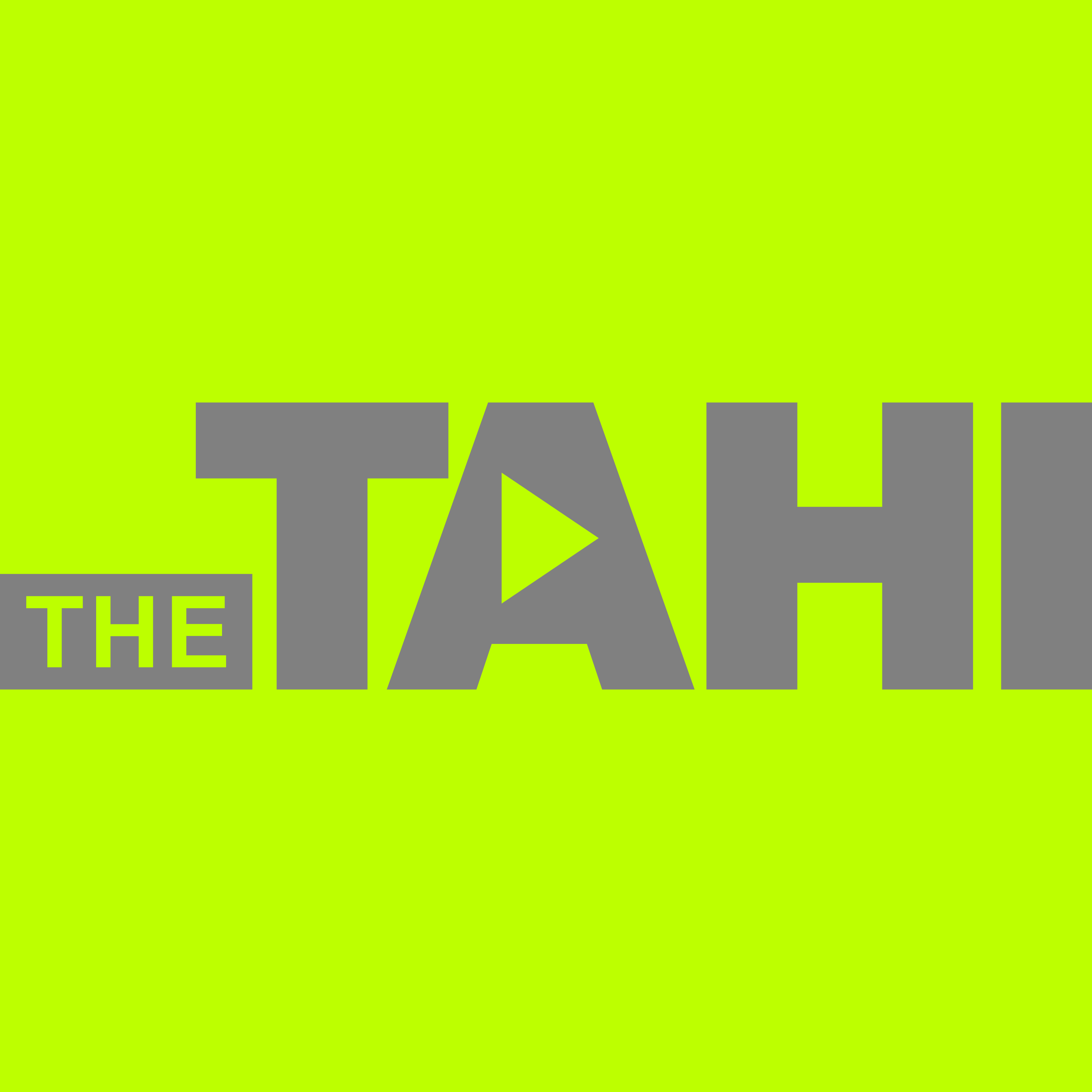 Green podcast logo with grey text: The TAHI