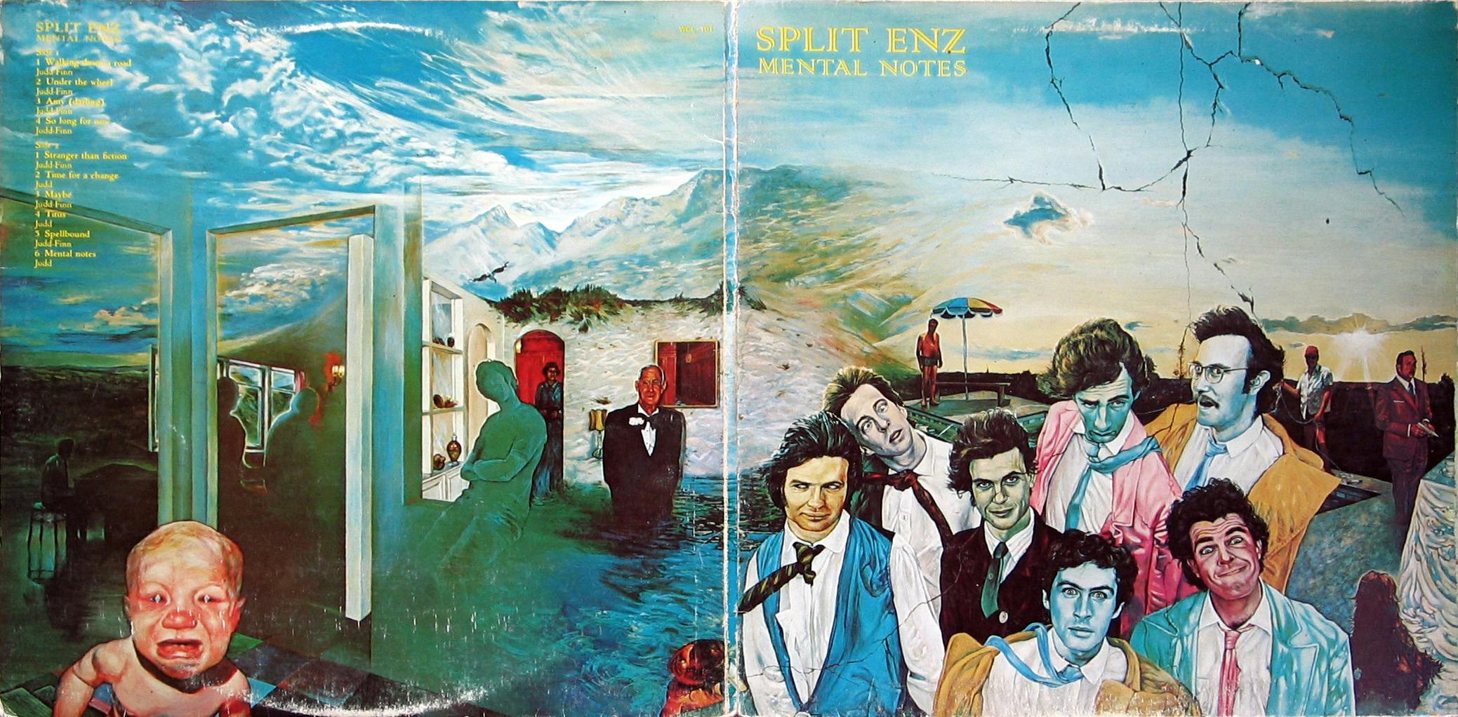 Mental Notes by Split Enz cover art