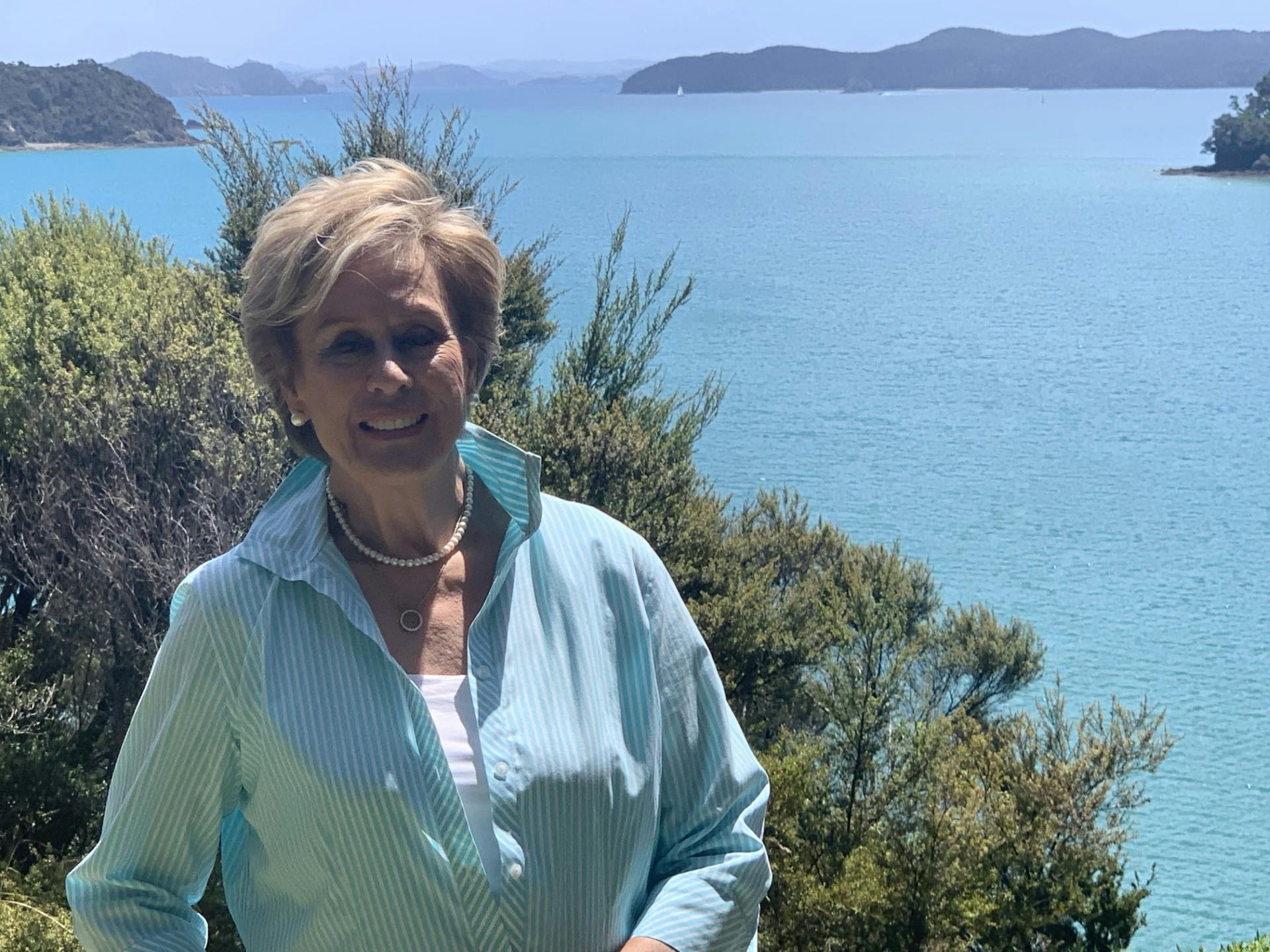 Dame Kiri Te Kanawa in the Bay of Islands