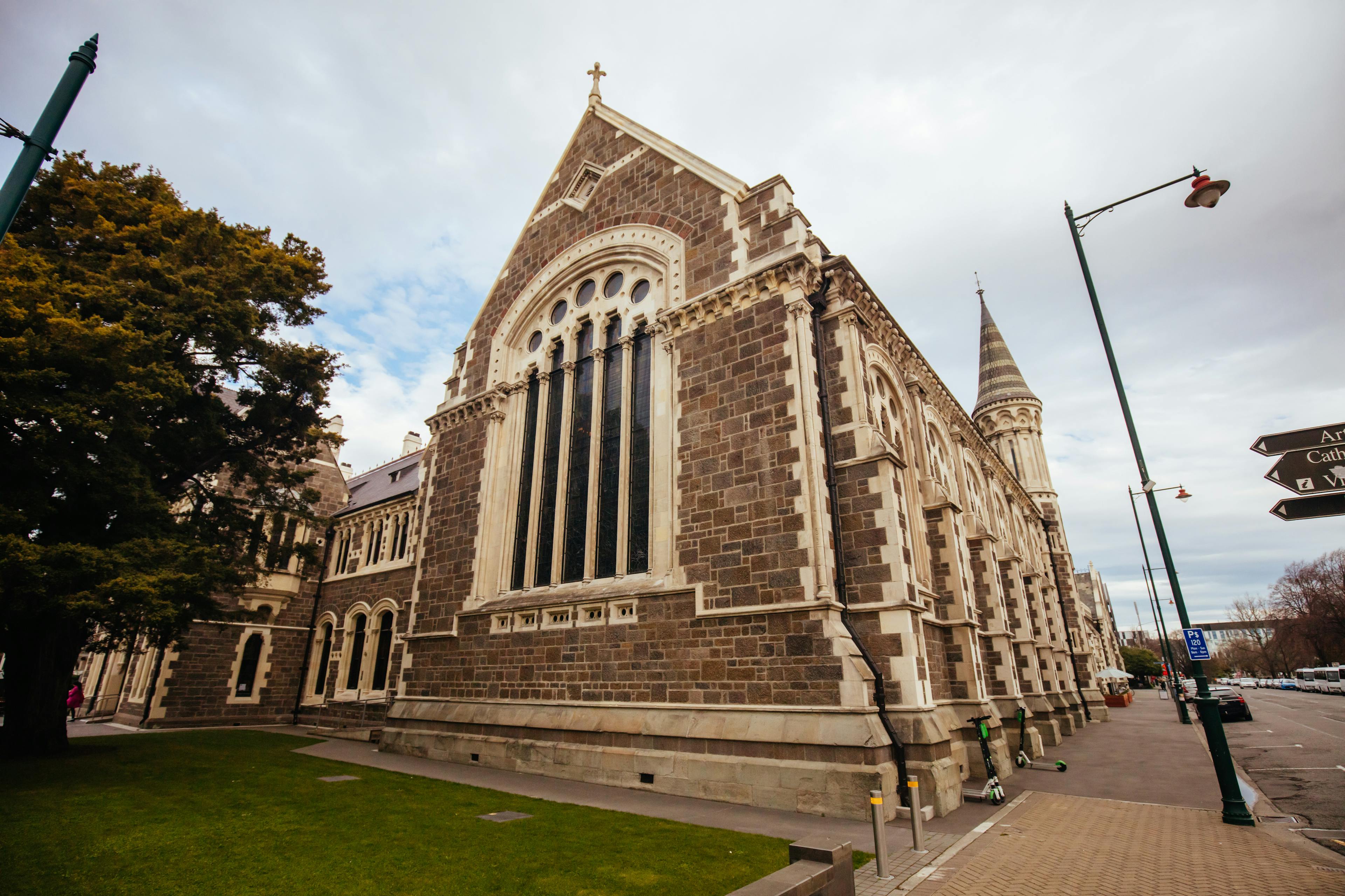 Christchurch, New Zealand - September 16 2019: The Arts Centre in Christchurch, New Zealand. Once home the the Civic Creche