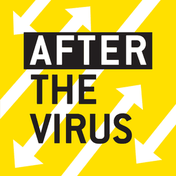 The words After the Virus appear over white arrows on a yellow background.