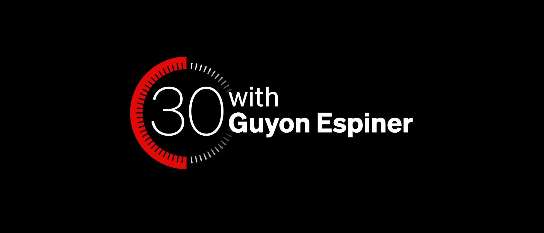 Branding for new RNZ podcast 30 with Guyon Espiner.