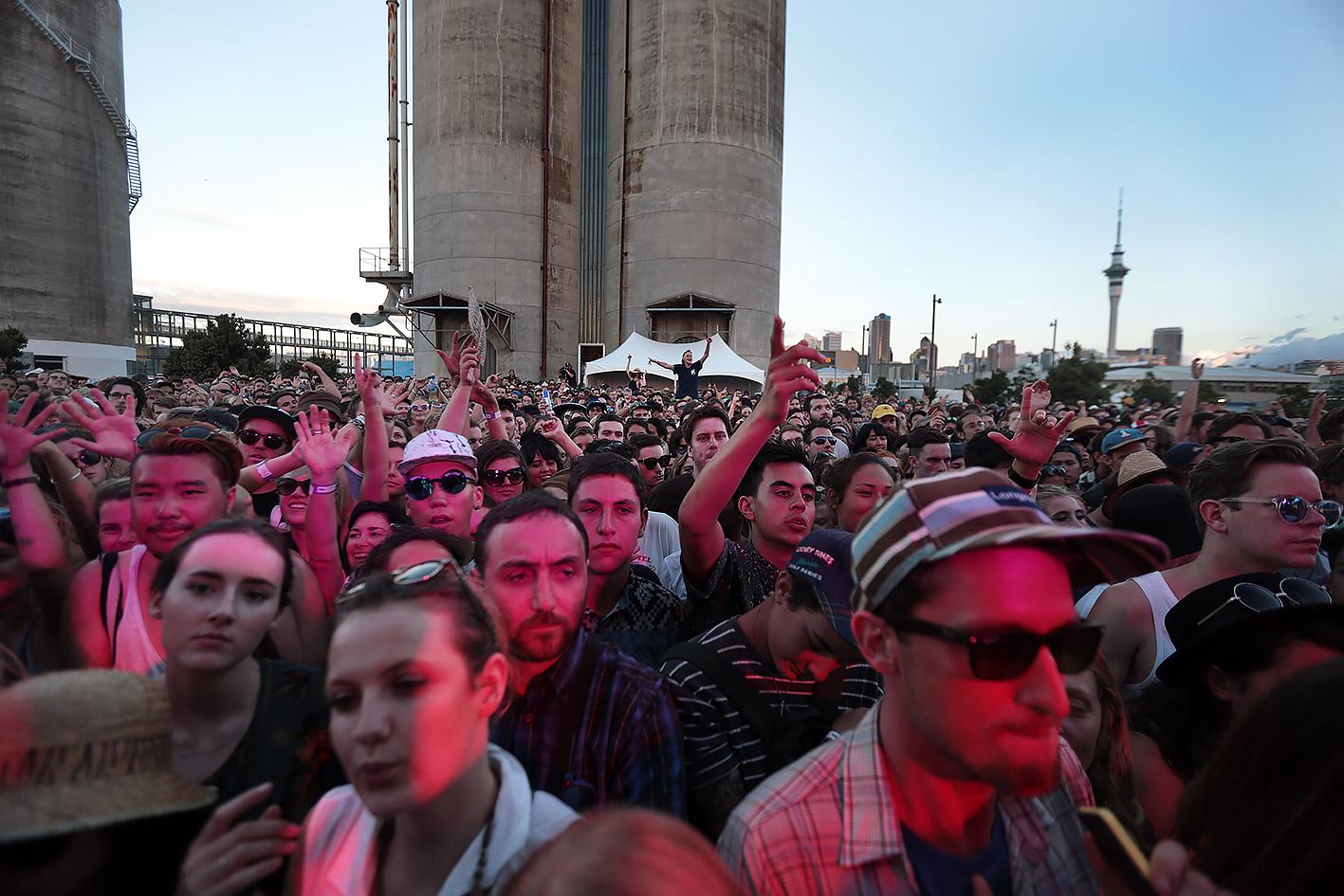 Audience at Laneway Festival 2015