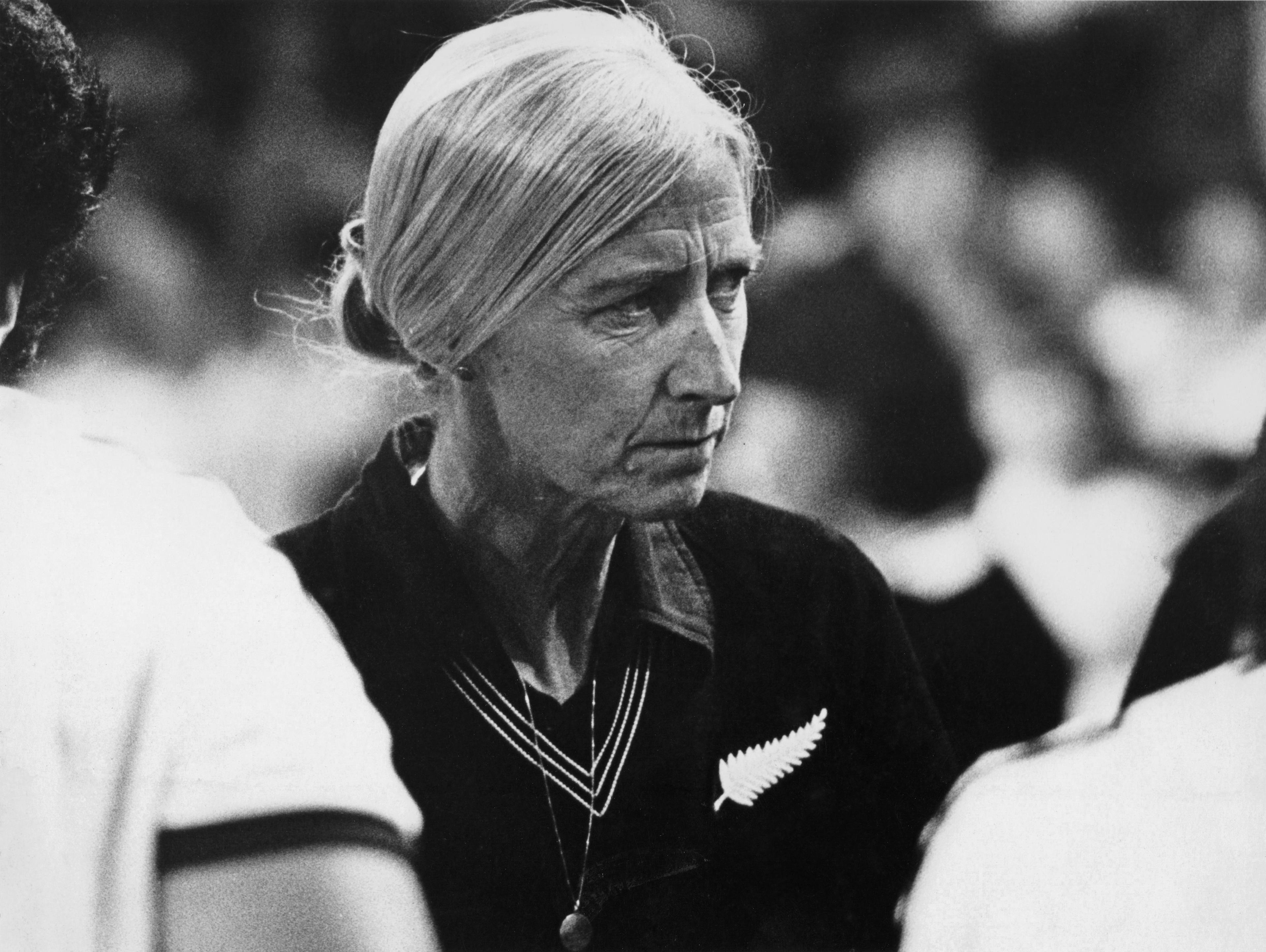 Head coach Lois Muir, New Zealand Silver Ferns international netball team. (Coach from 1974–1988). © Copyright photo: www.photosport.nz