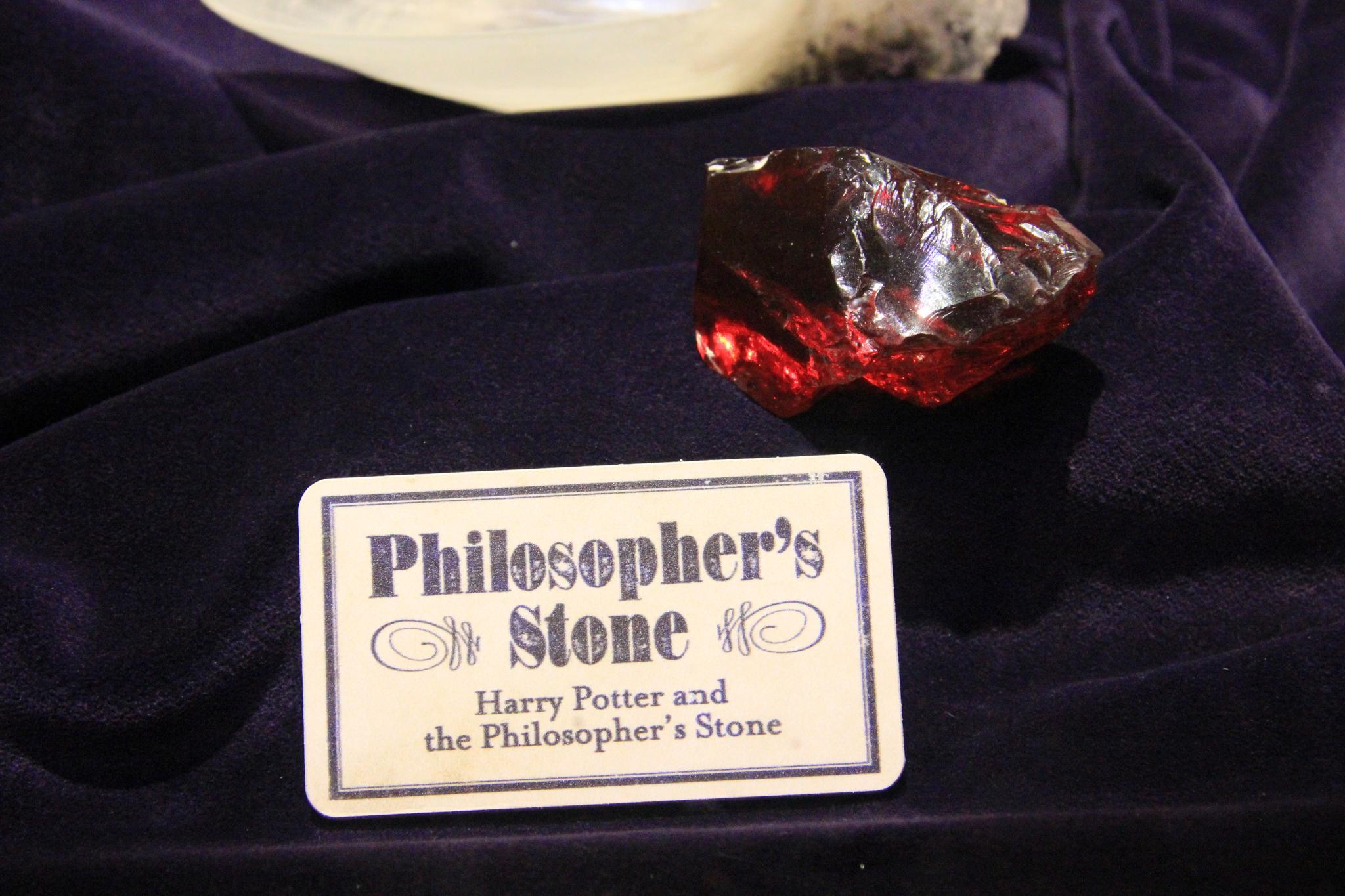 The Philosopher's Stone as shown during a Warner Bros Studio tour on the Making of Harry Potter