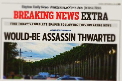 The front page of the Springfield News-Sun.