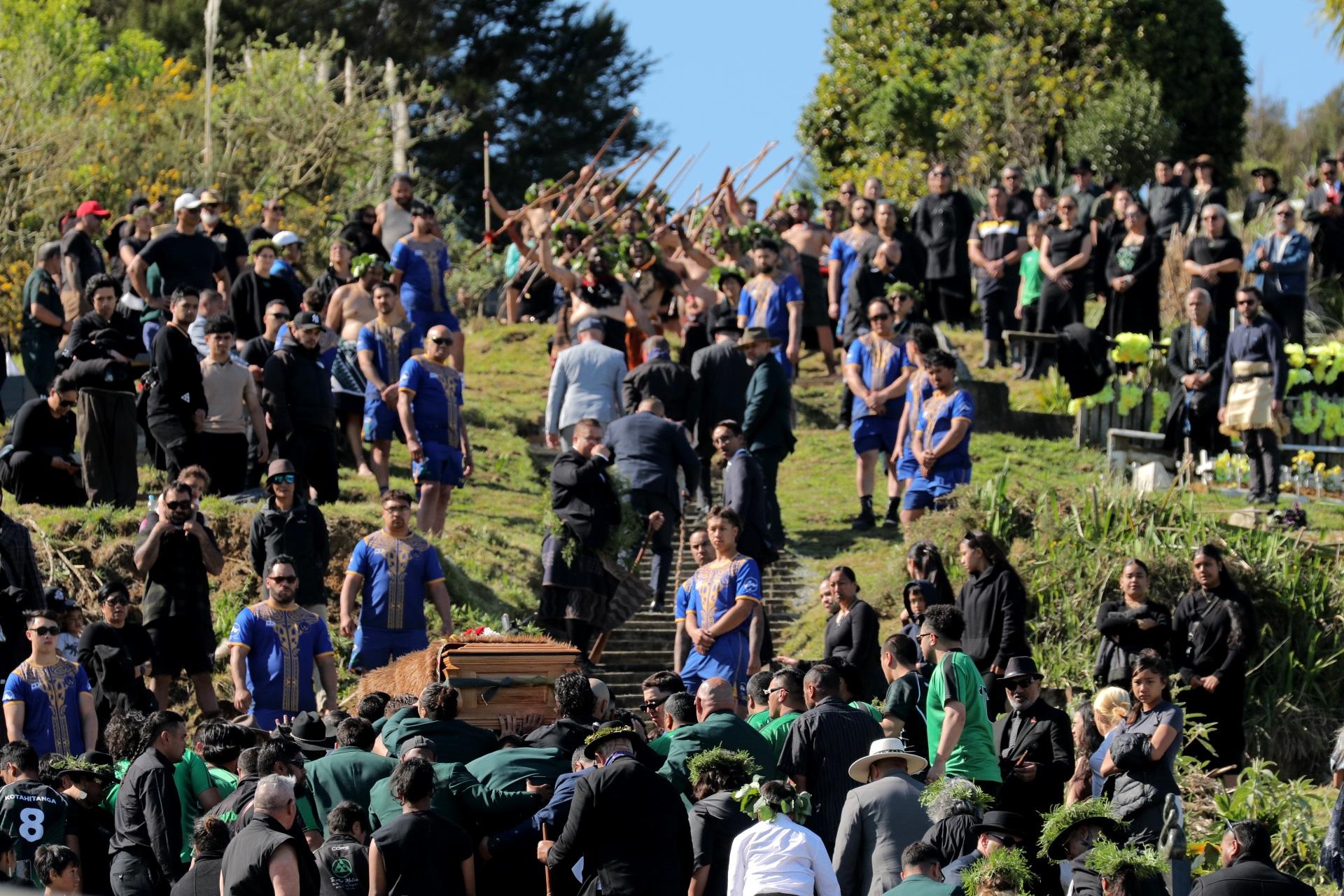 Kiingi Tuheitia is laid to rest at Taupiri maunga